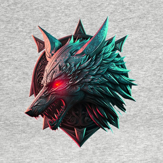 Geralt Wolf Medallion by Vaelerys